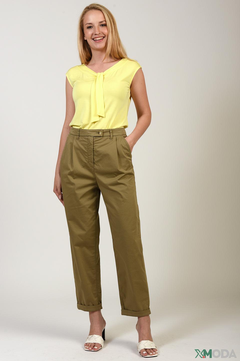 Топ Erfo с завязками жёлтый