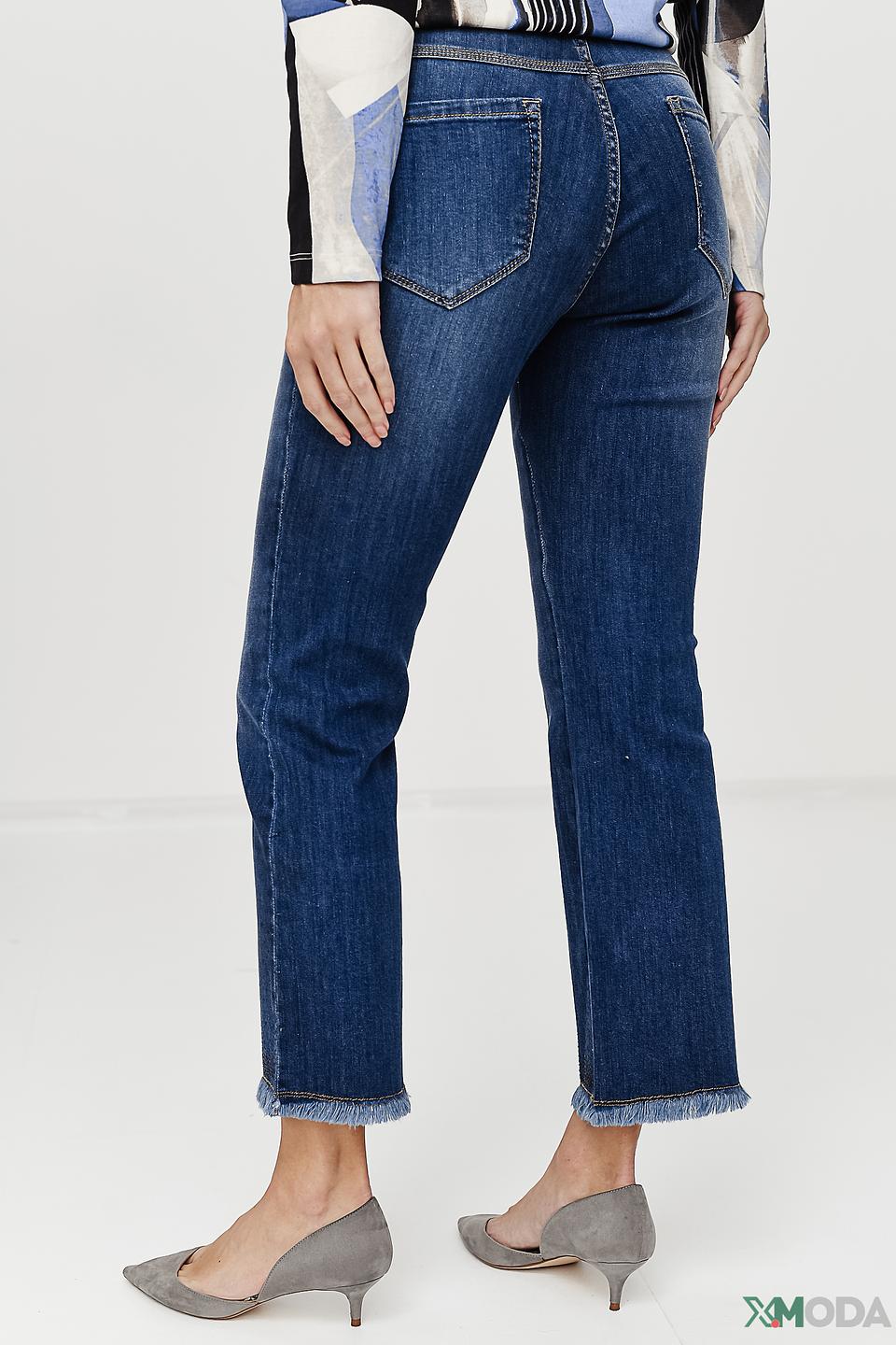 Джинсы Zerres с бахромой