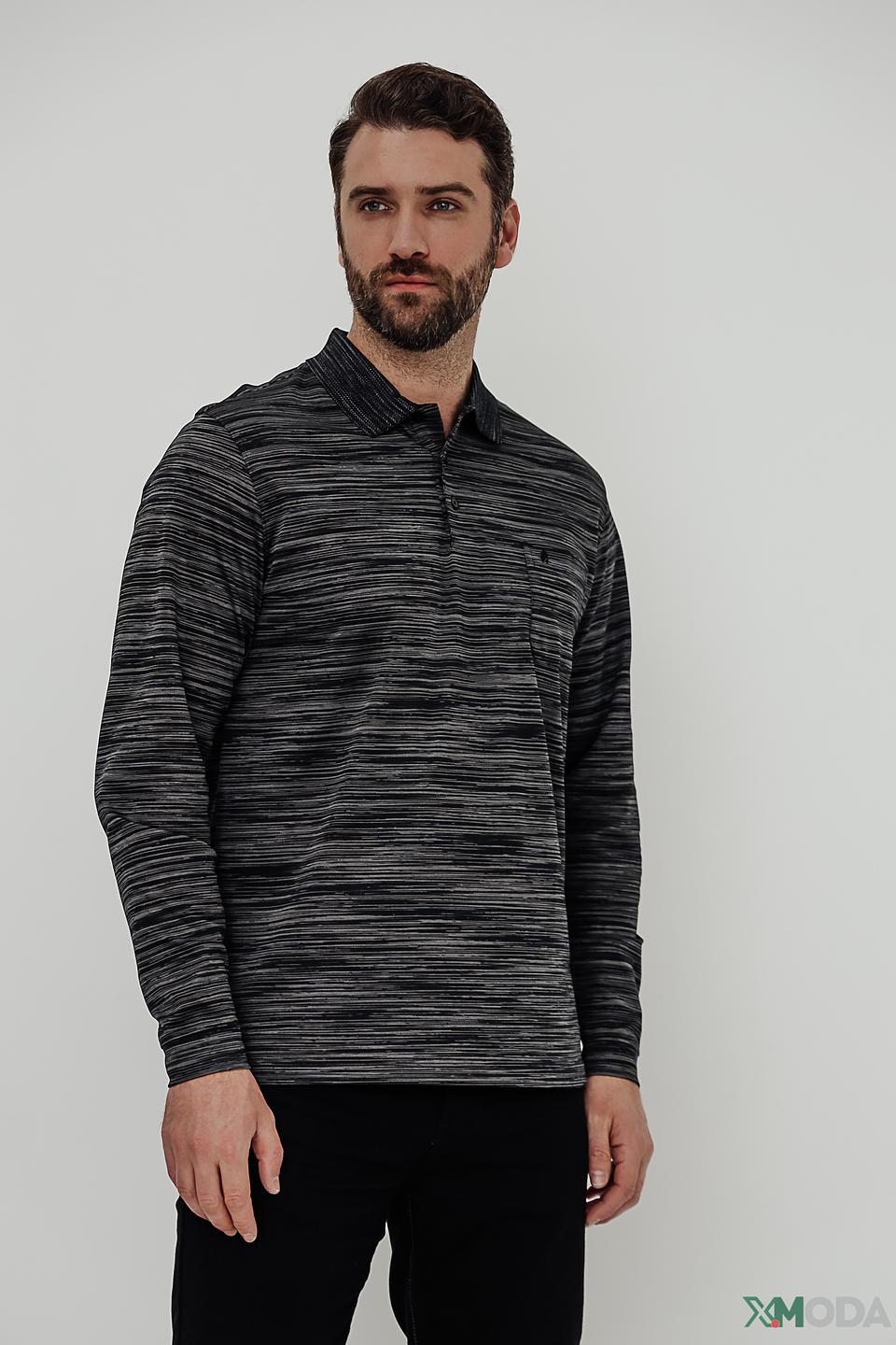 Поло Ragman мужское в полоску