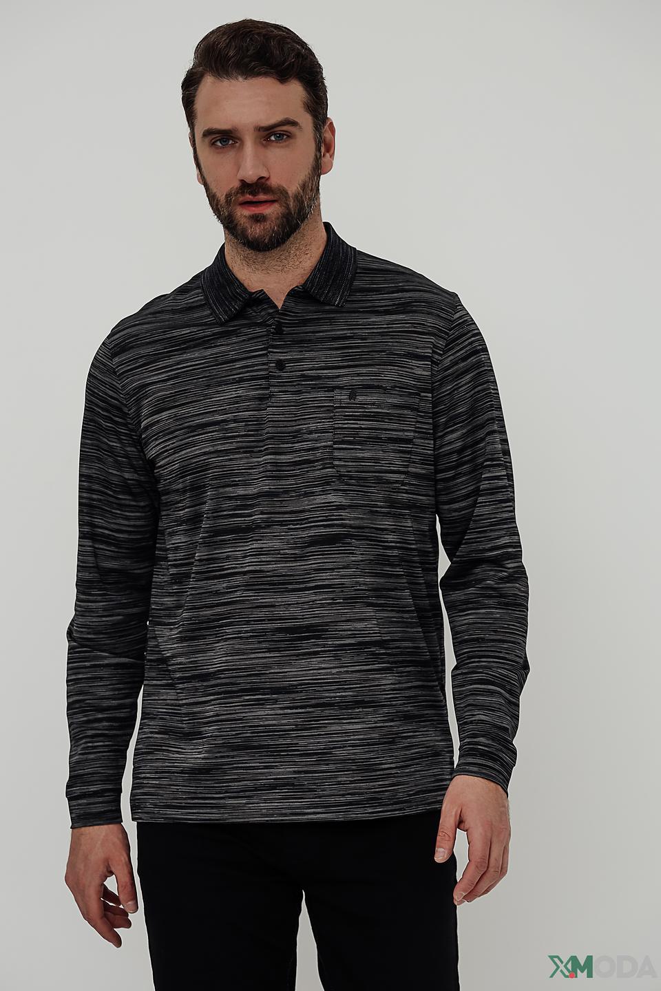 Поло Ragman мужское в полоску