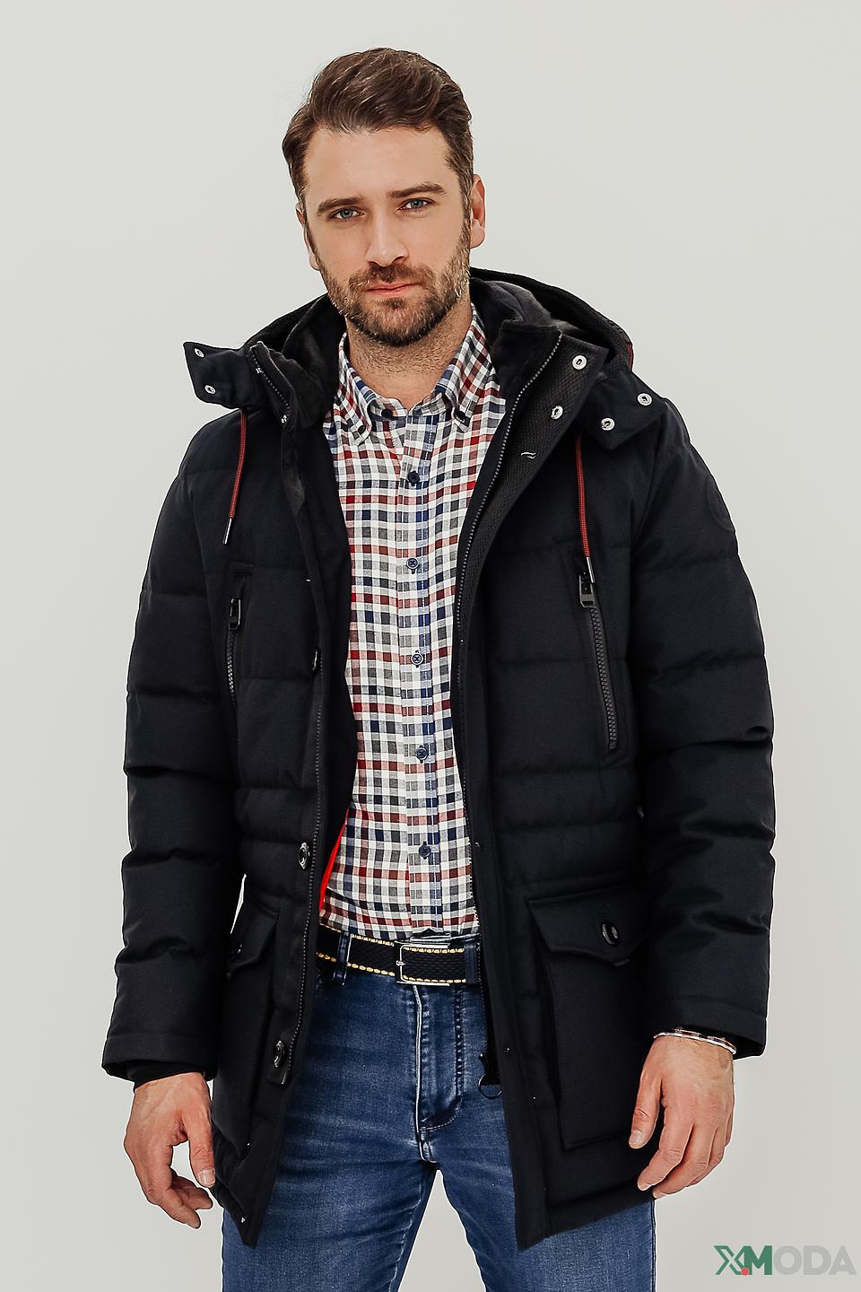Куртка New Canadian мужская степлёная чёрная