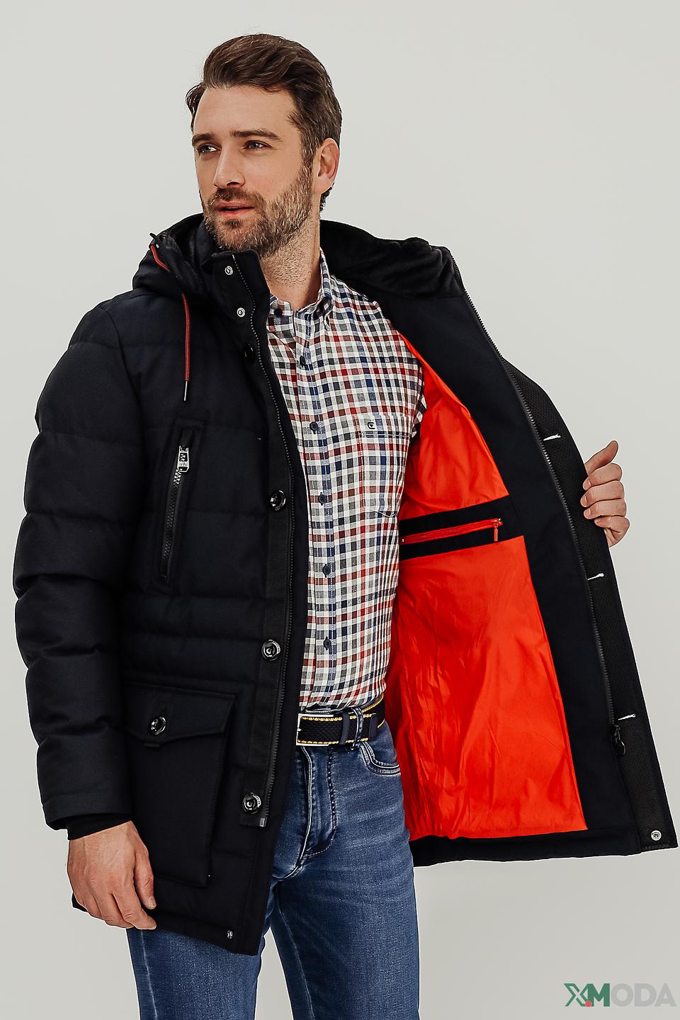 Куртка New Canadian мужская степлёная чёрная