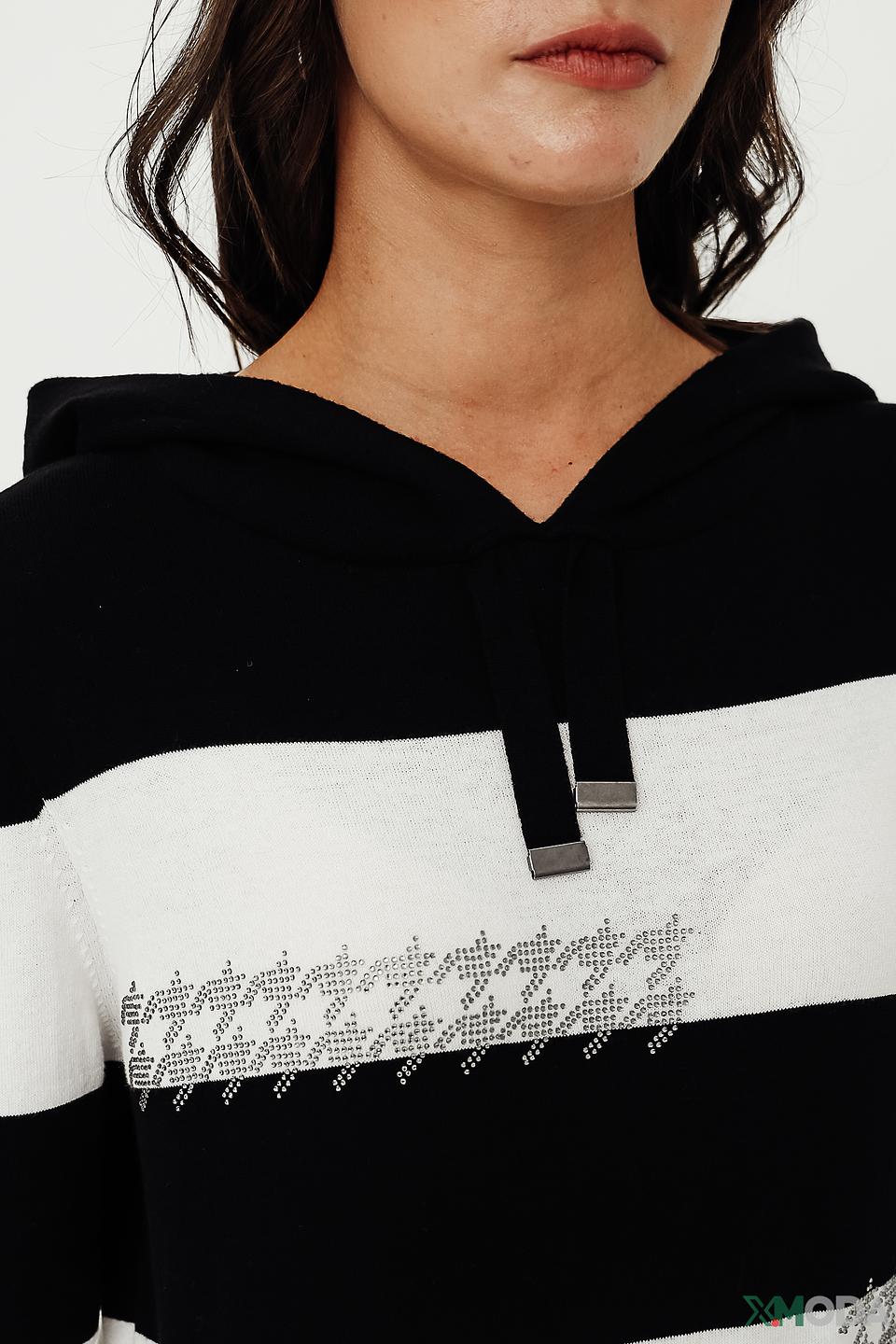 Толстовка Tuzzi в полоску с декором