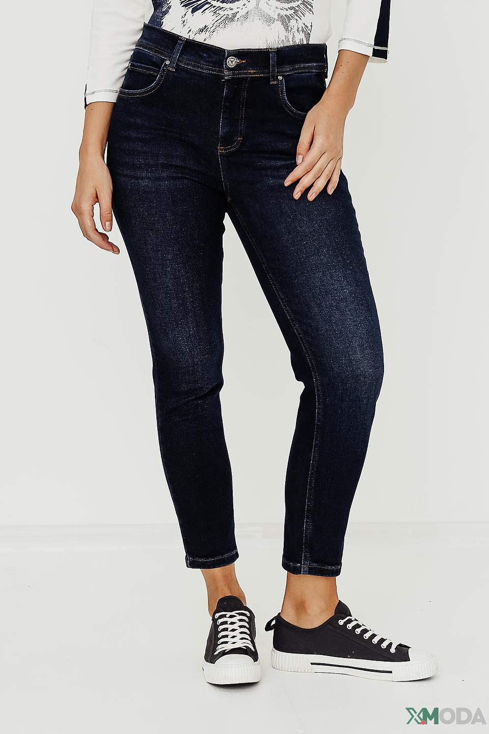 Джинсы Angels с высокой посадкой темно-синие