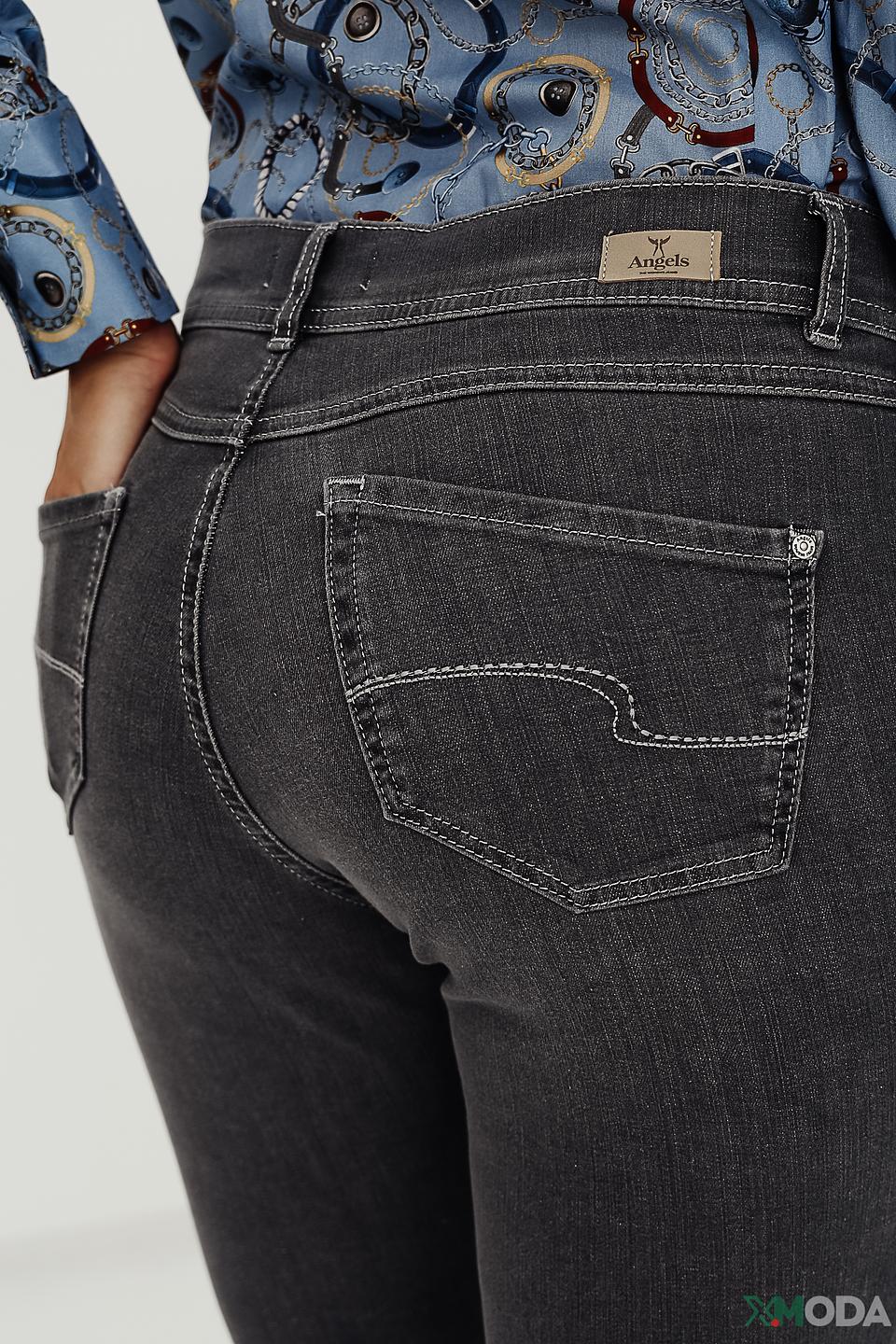 Джинсы Angels серые скинни