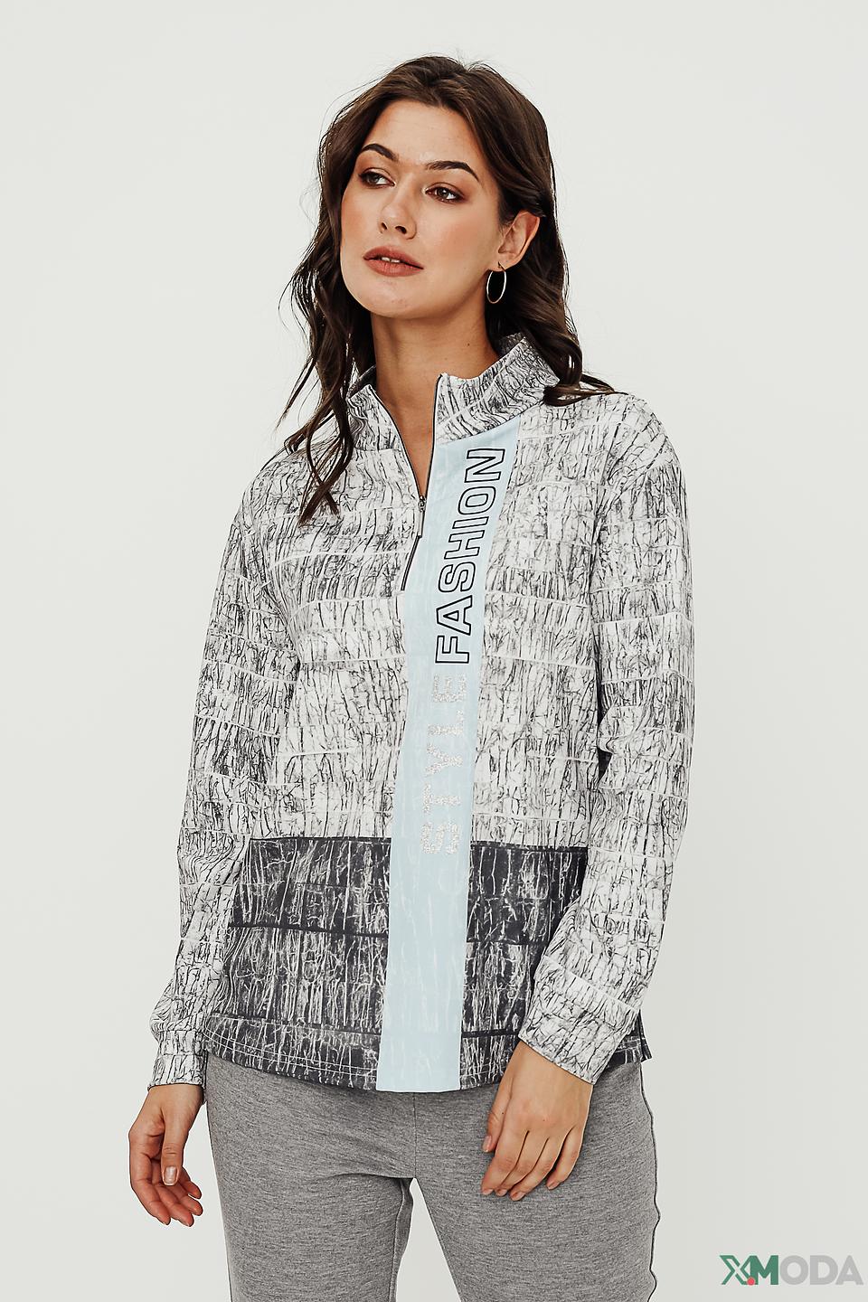 Блуза Tuzzi с принтом и полоской