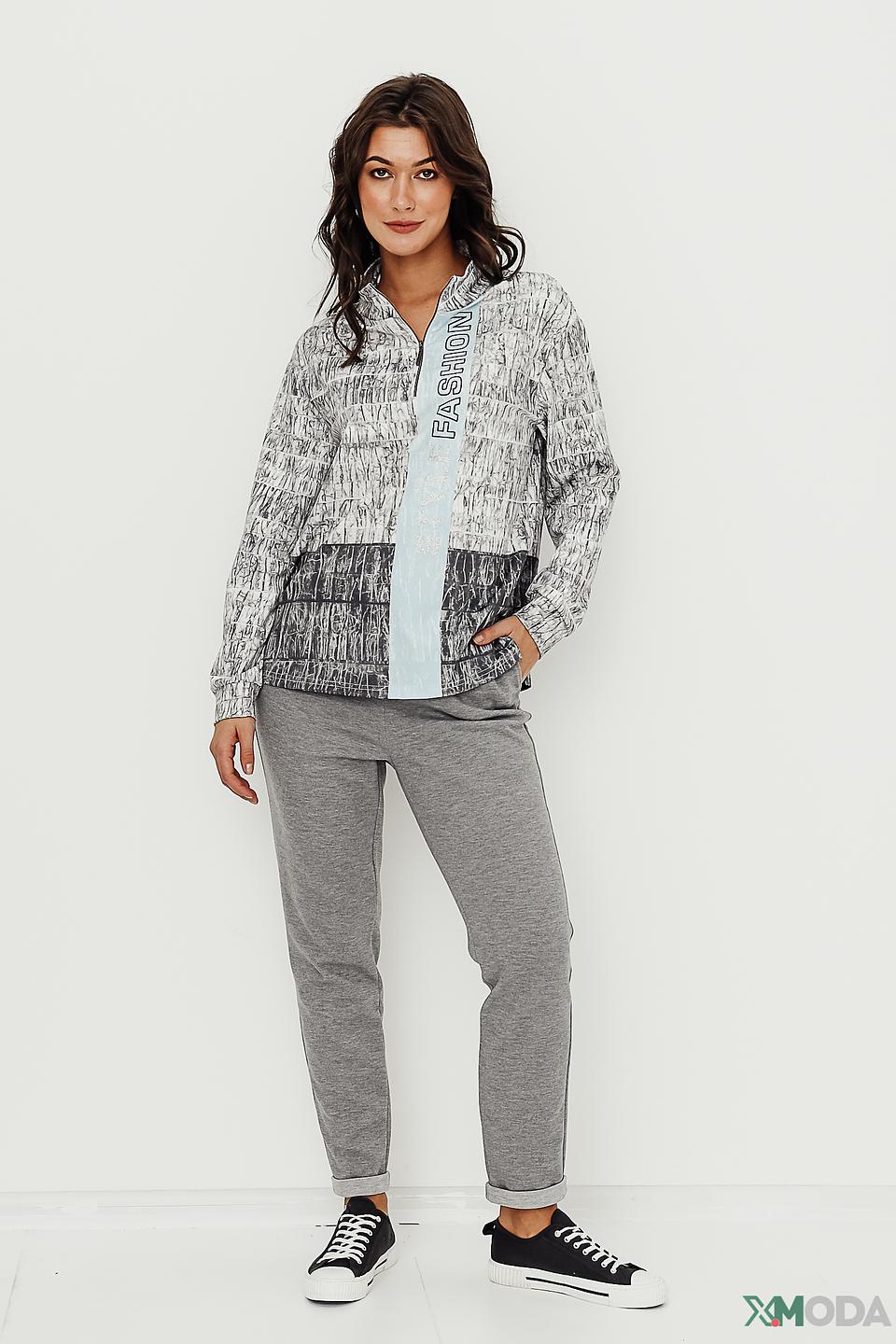 Блуза Tuzzi с принтом и полоской