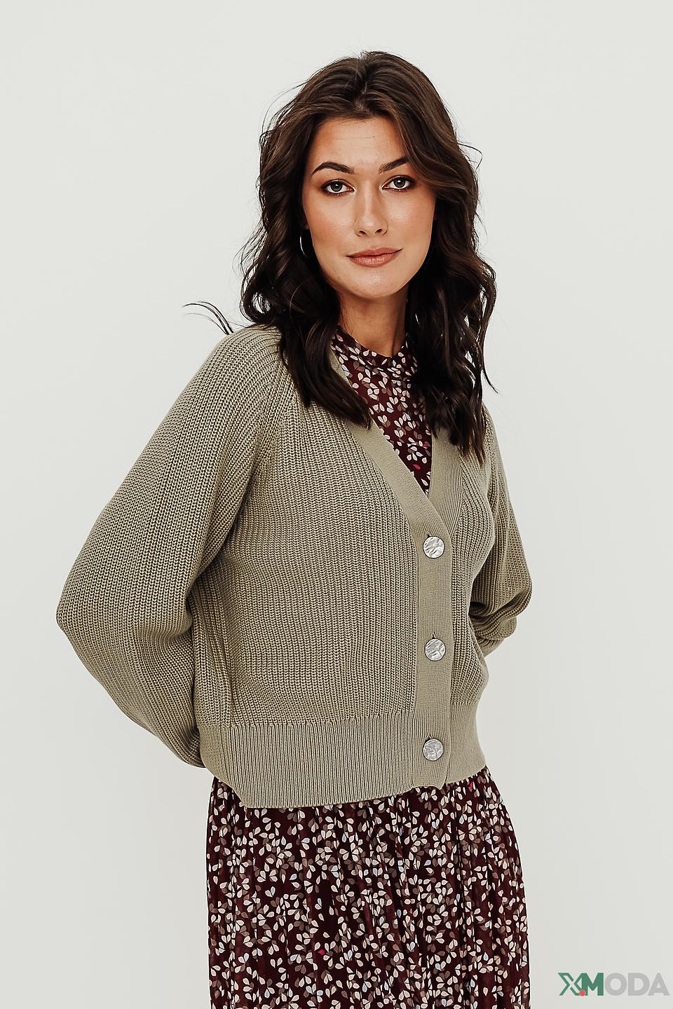 Кардиган Taifun оливковый