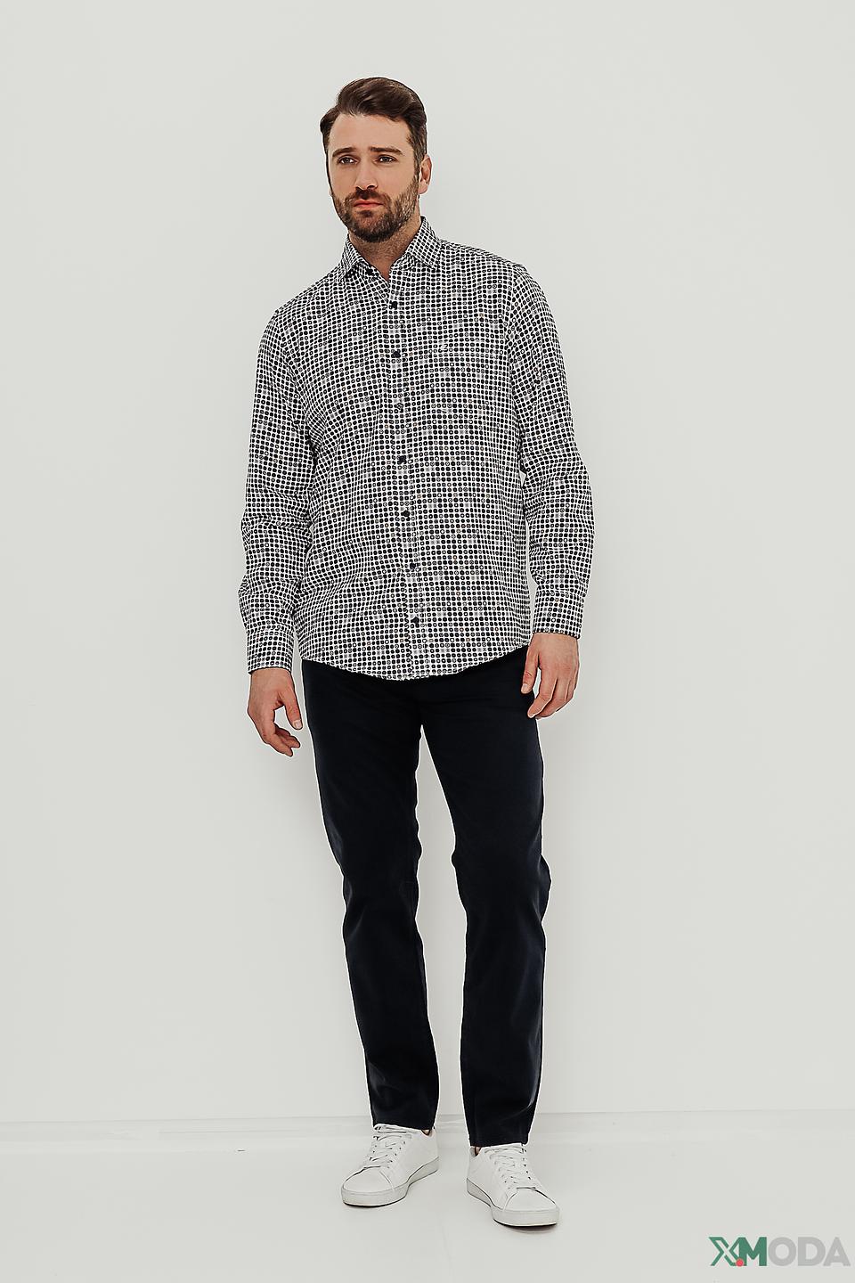 Брюки классические Hattric темно-синие