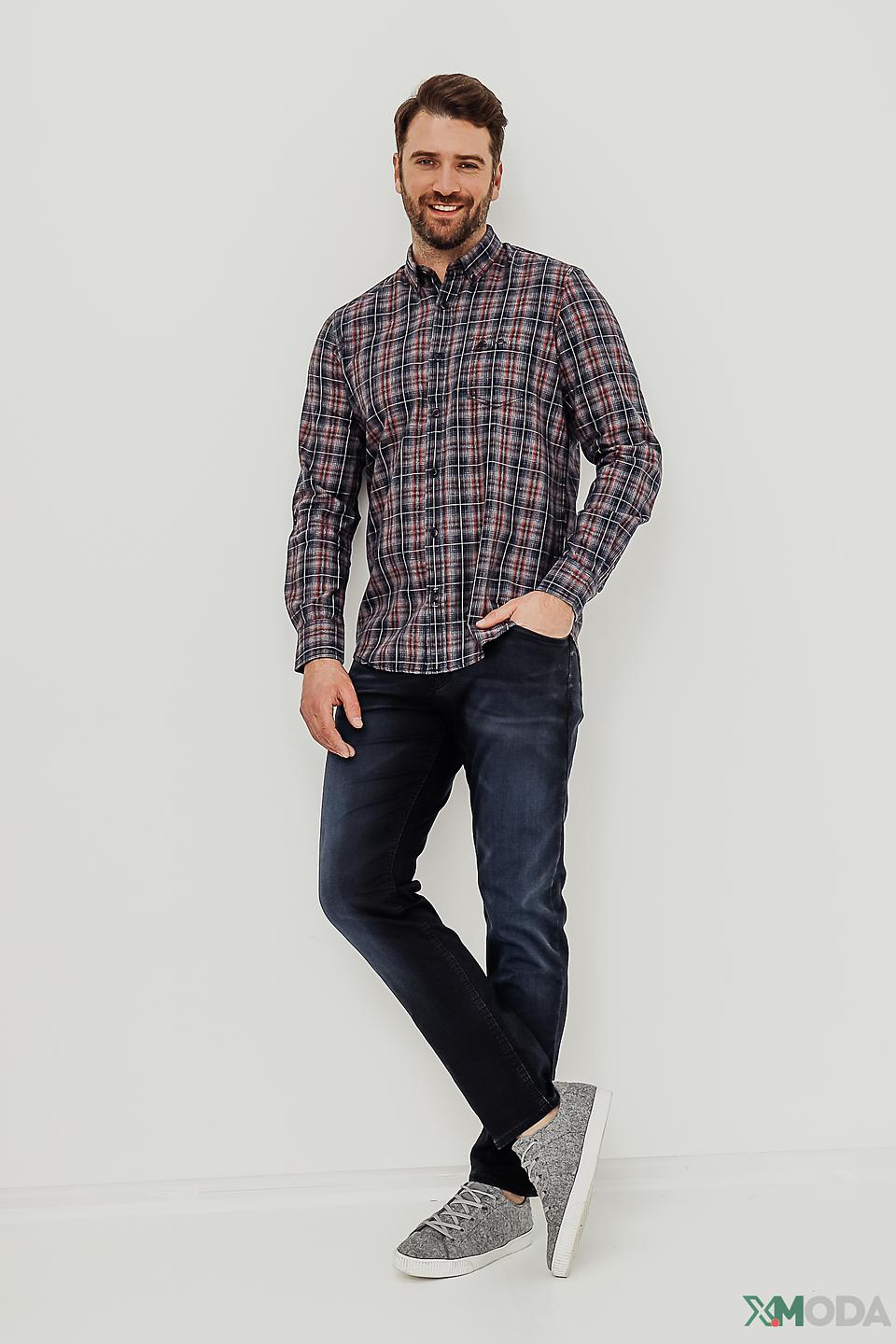 Джинсы Hattric Slim Fit тёмно-синие