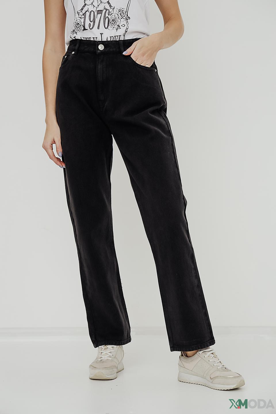 Джинсы Alcott чёрные прямые