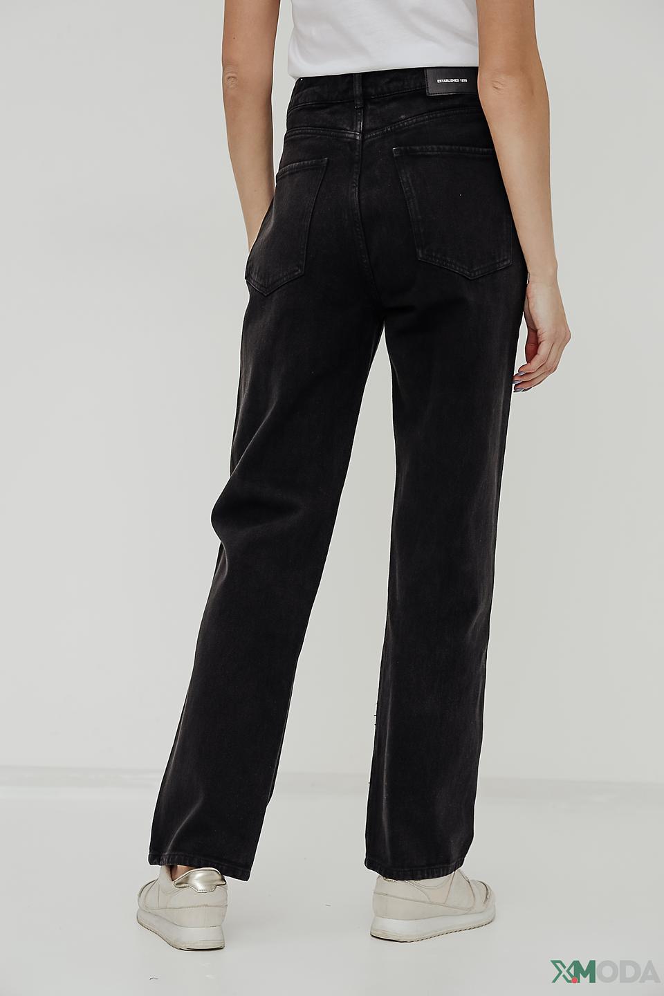 Джинсы Alcott чёрные прямые