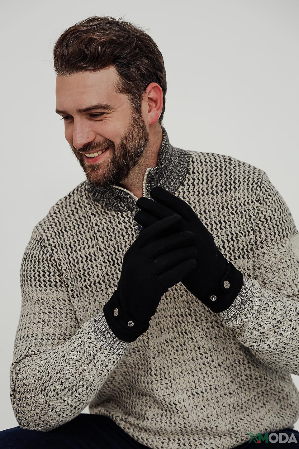 Перчатки Bugatti ACC чёрные