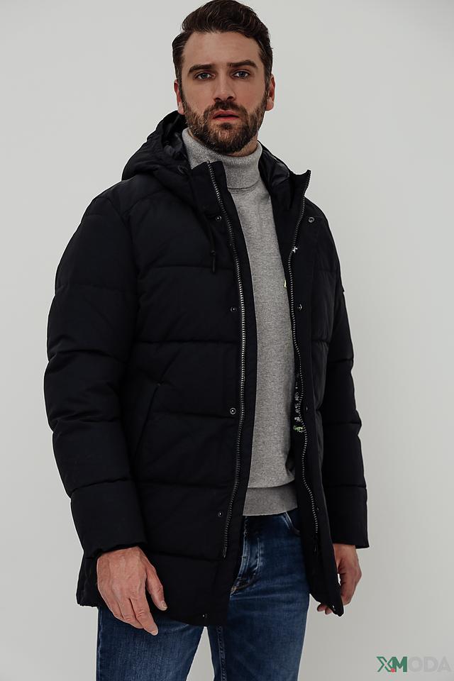 Куртка Calamar чёрная стеганая