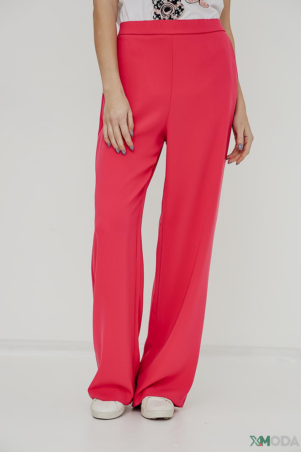 Брюки палаццо Rich and Royal малиновые