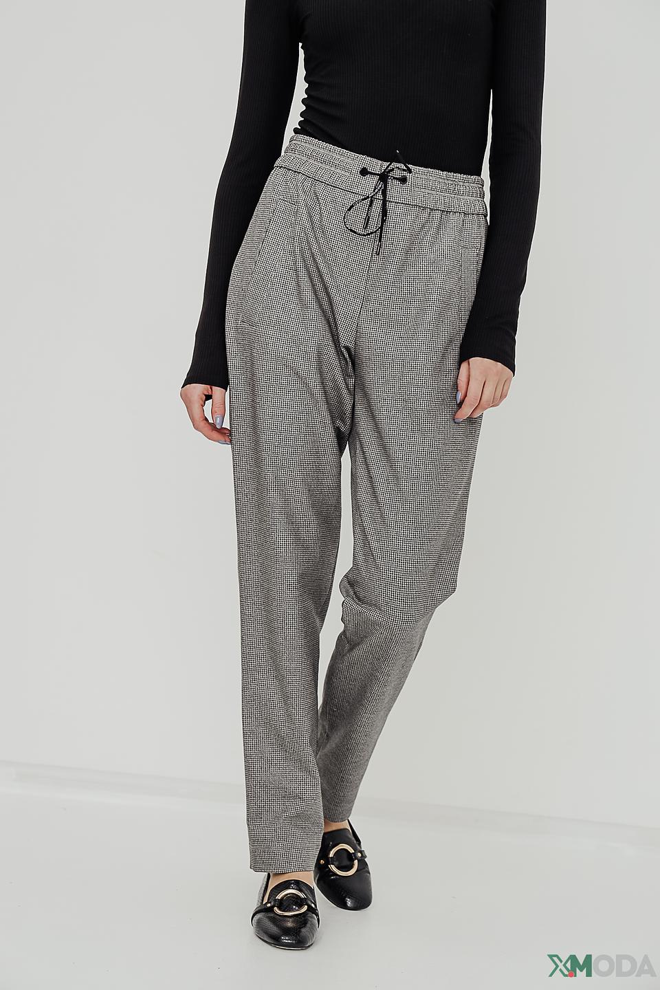 Брюки Marc Cain в клетку серые