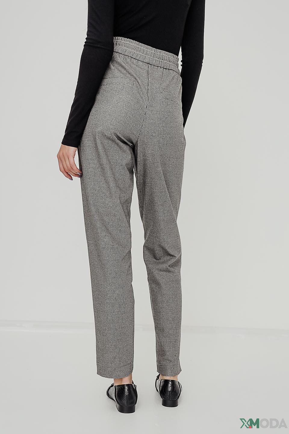 Брюки Marc Cain в клетку серые