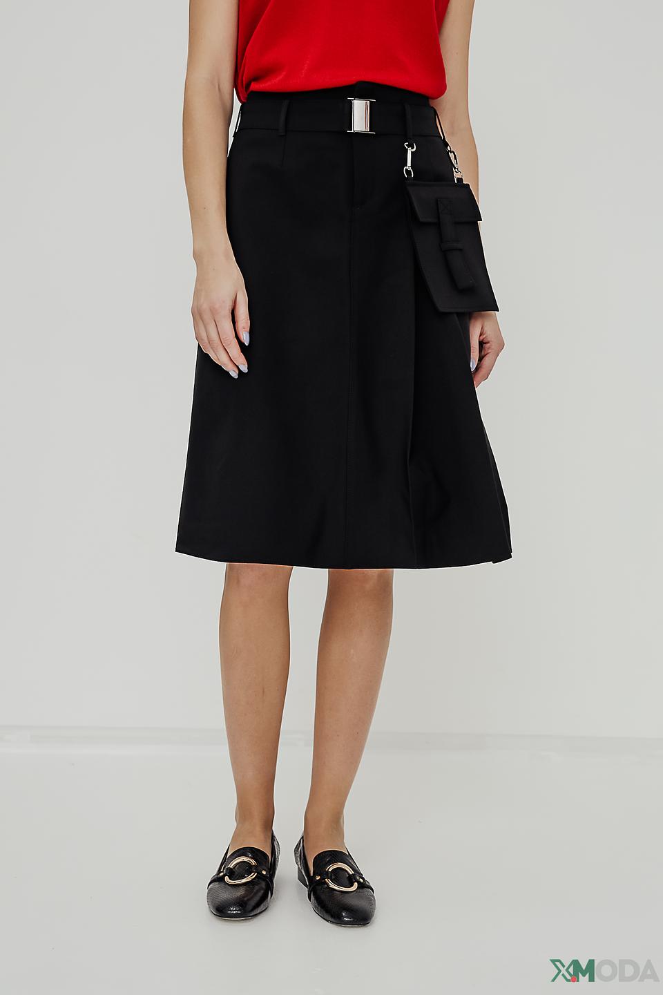 Юбка Monari чёрная с карманами