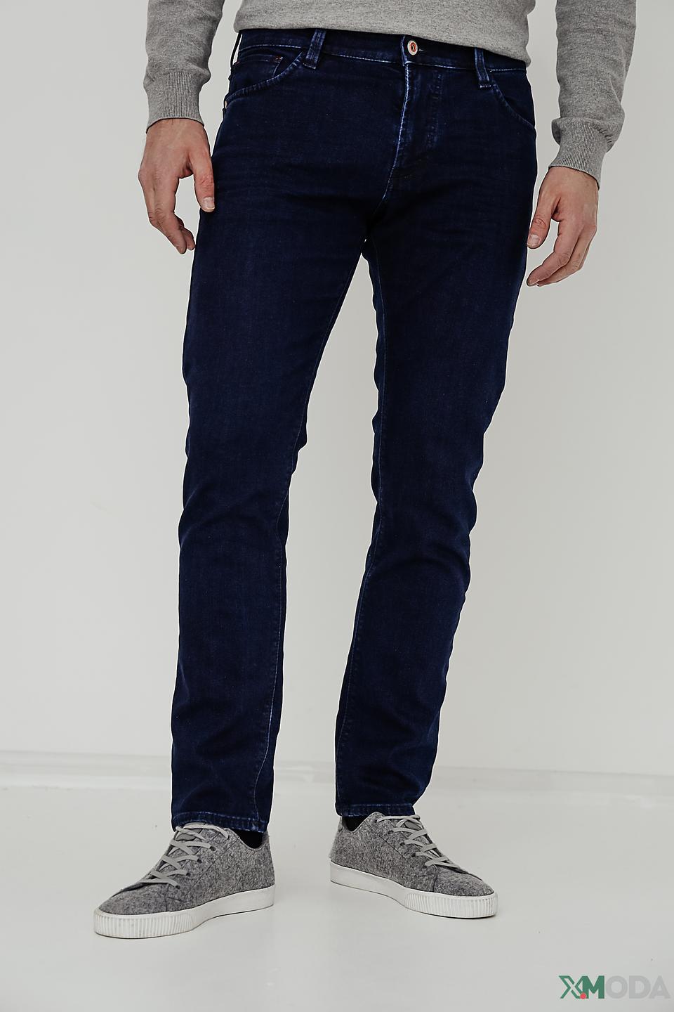 Джинсы Hattric синие slim fit