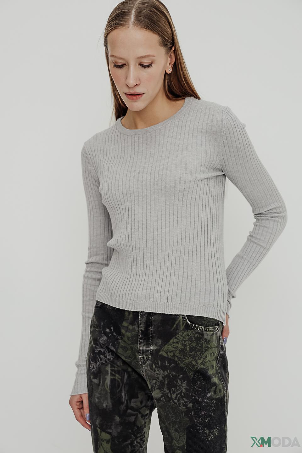 Джемпер Alcott серый в рубчик