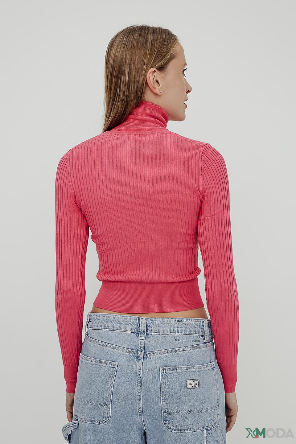 Водолазка Alcott розовая в рубчик