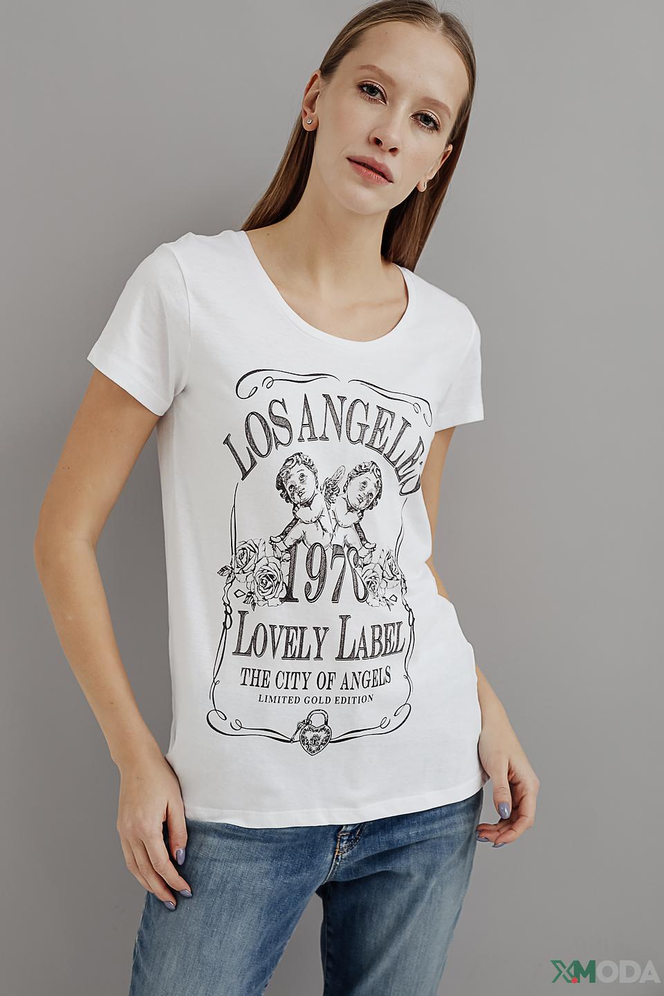 Футболка Alcott женская с принтом