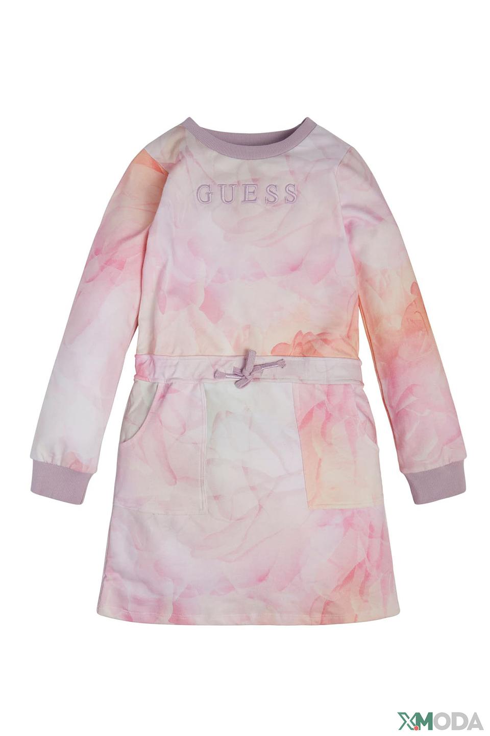 Платье Guess дев. с цветочным принтом