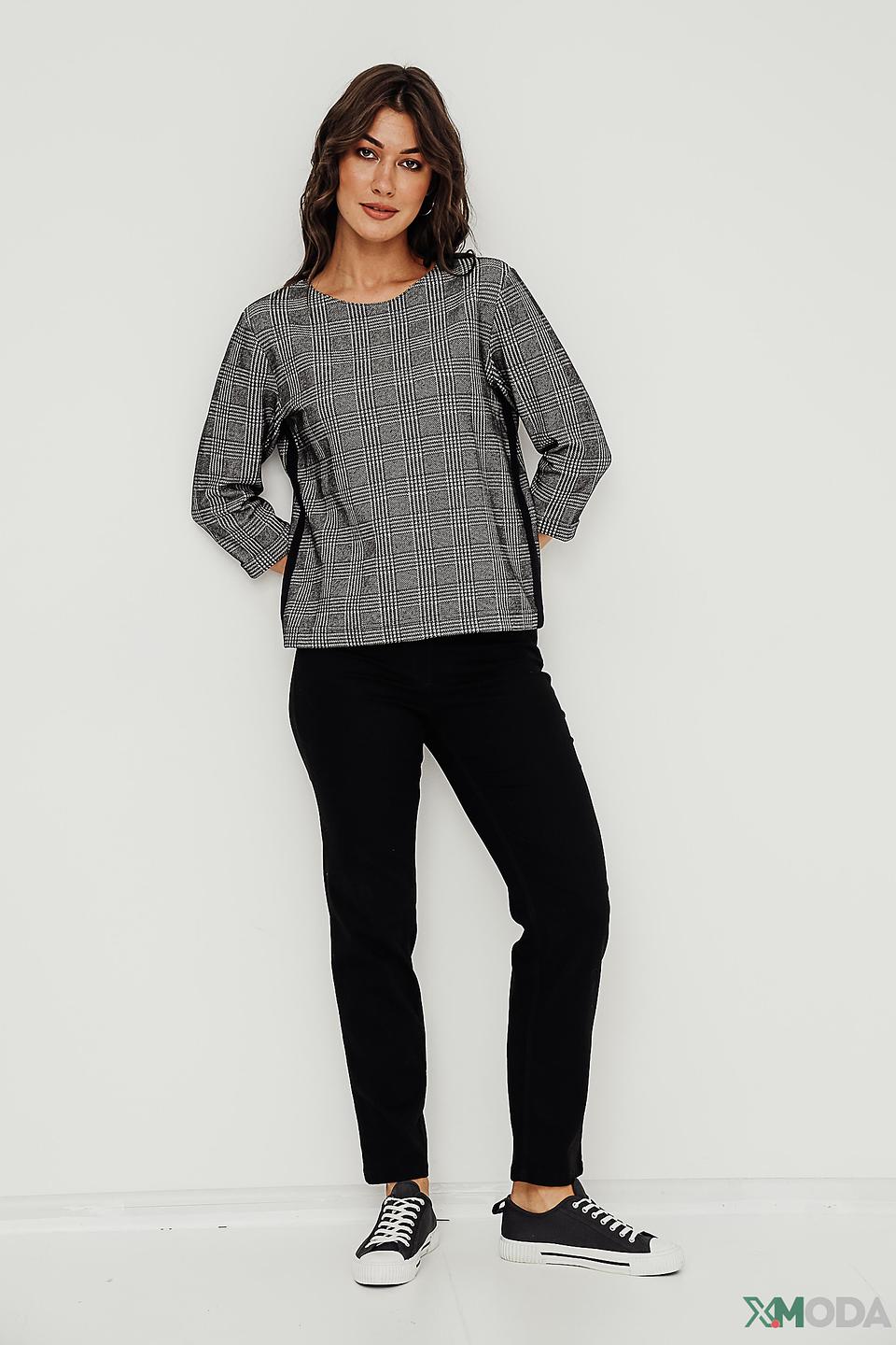 Пуловер Pezzo в клетку