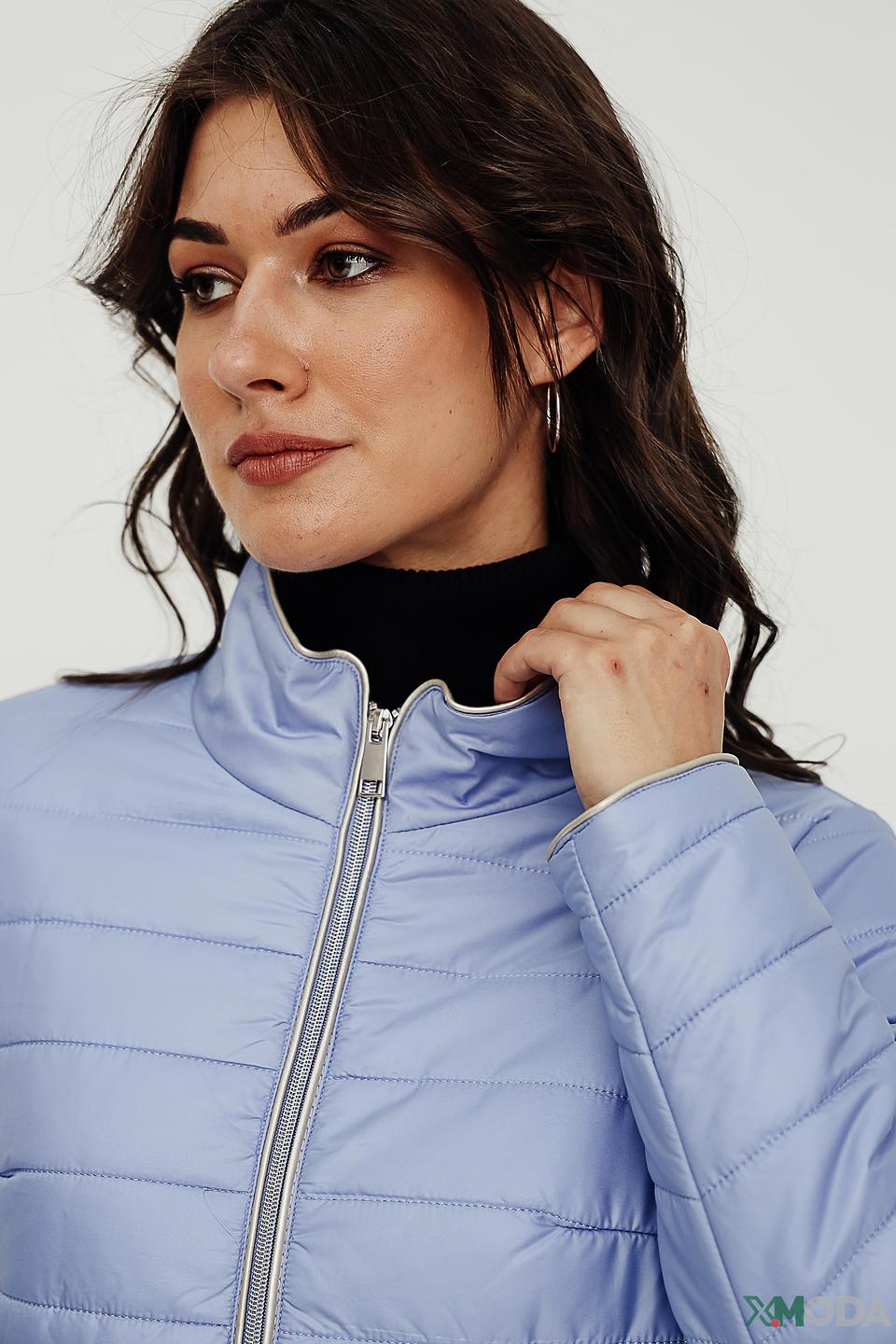 Жакет Pezzo стеганый светло-голубой