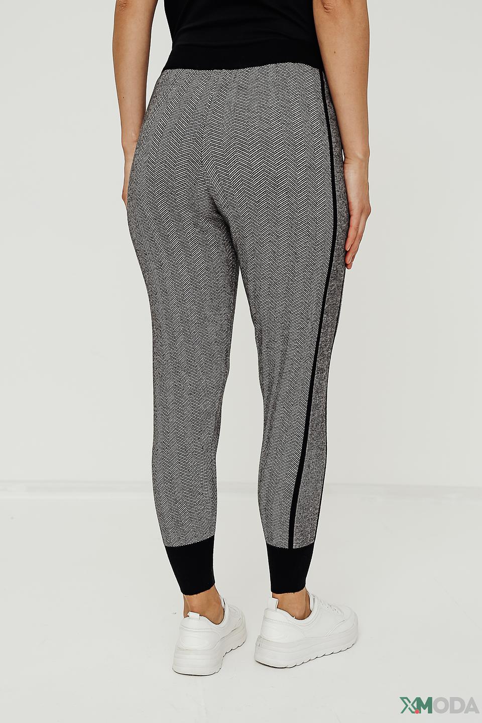 Брюки Leo & Ugo в клетку серые