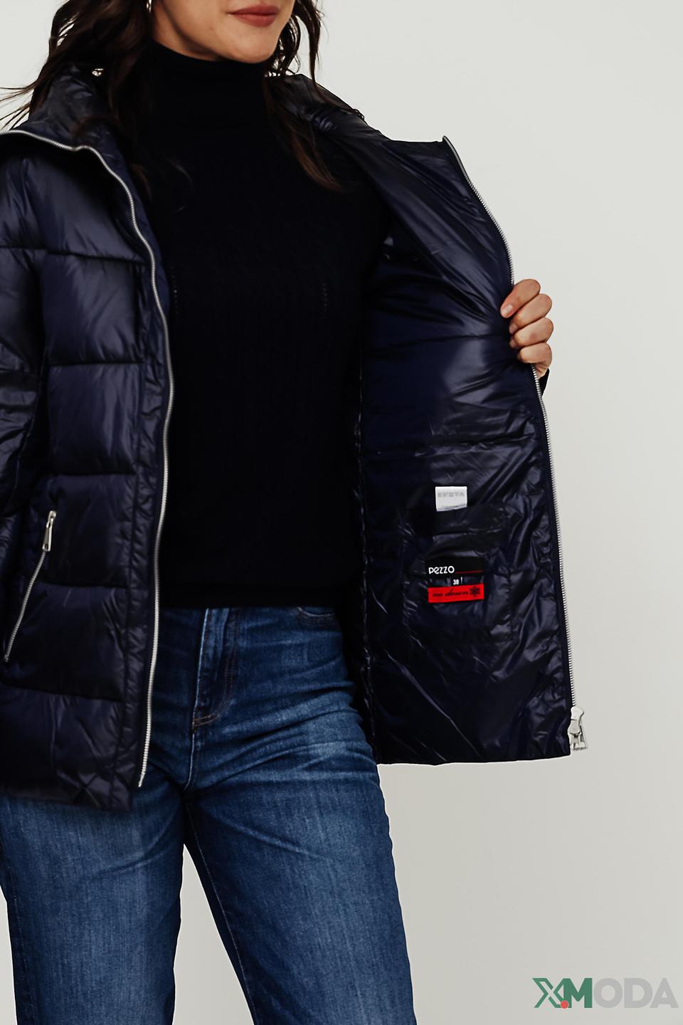 Куртка Pezzo стеганая синяя