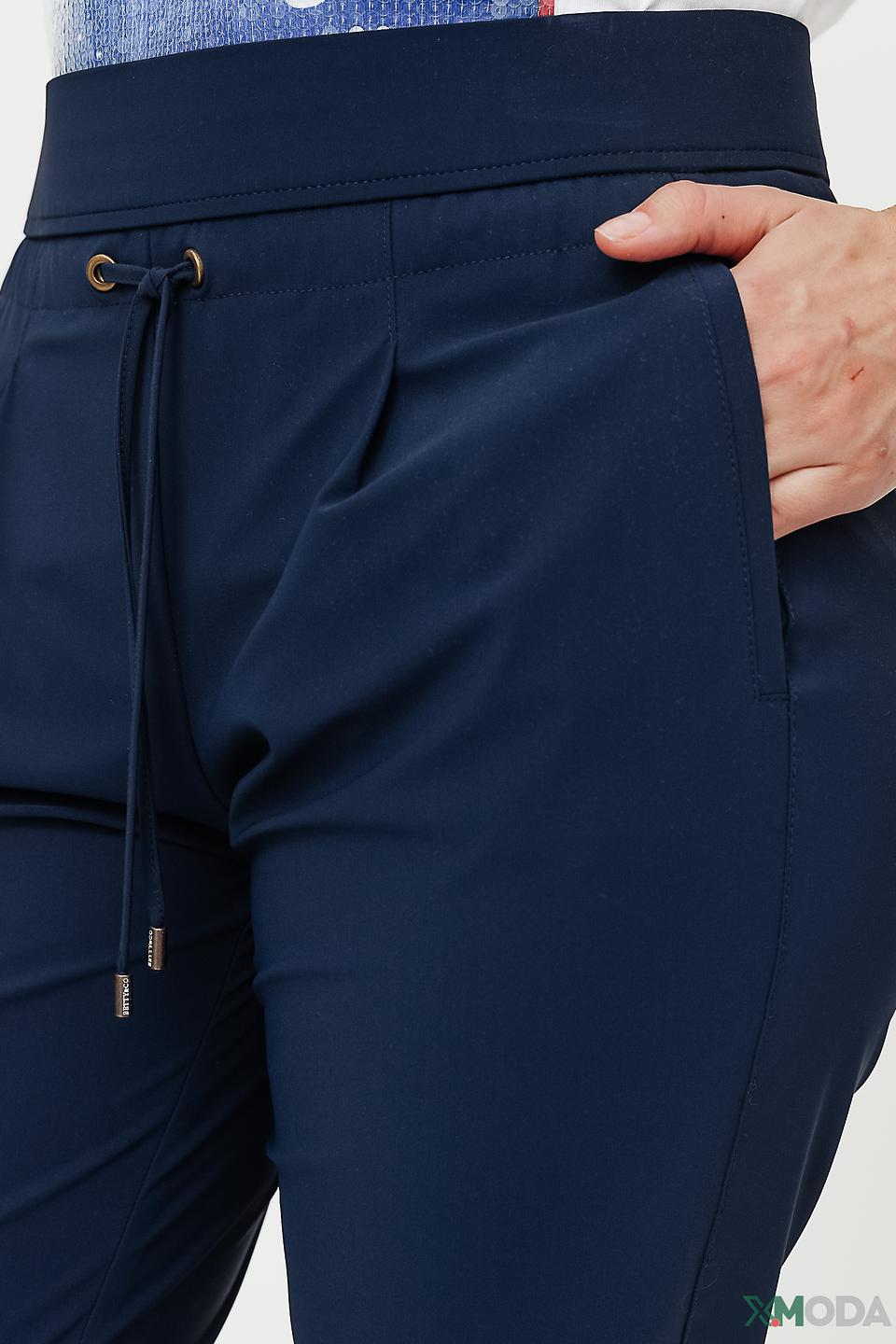 Брюки Betty and Co синие с поясом