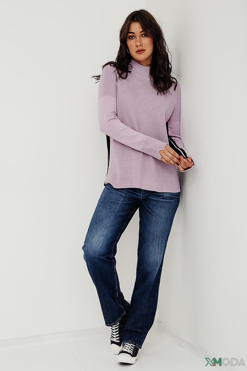 Пуловер Tuzzi с полосками лавандовый