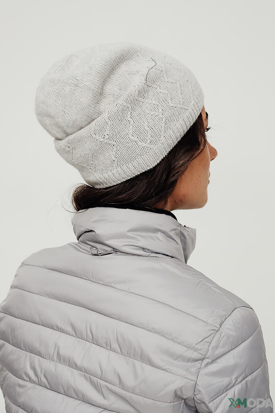 Шапка Wegener вязаная серая