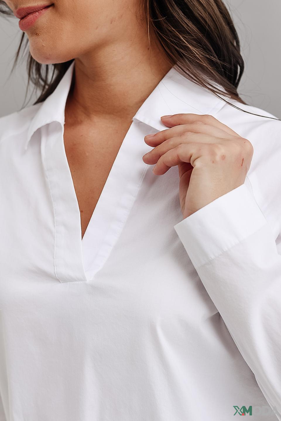 Блуза Be Yourself белая с воротником