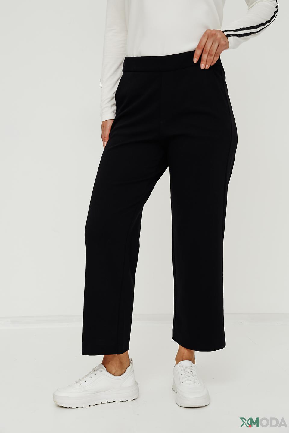 Брюки MAC клёш чёрные
