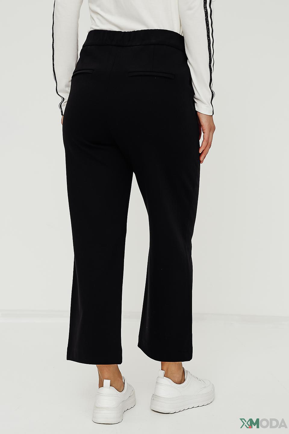 Брюки MAC клёш чёрные