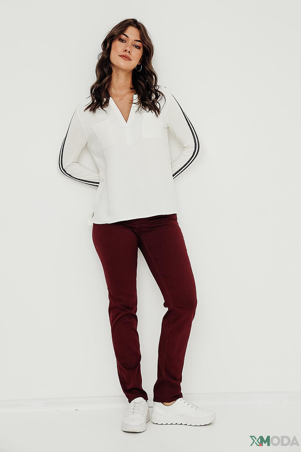 Джинсы Gerry Weber бордовые