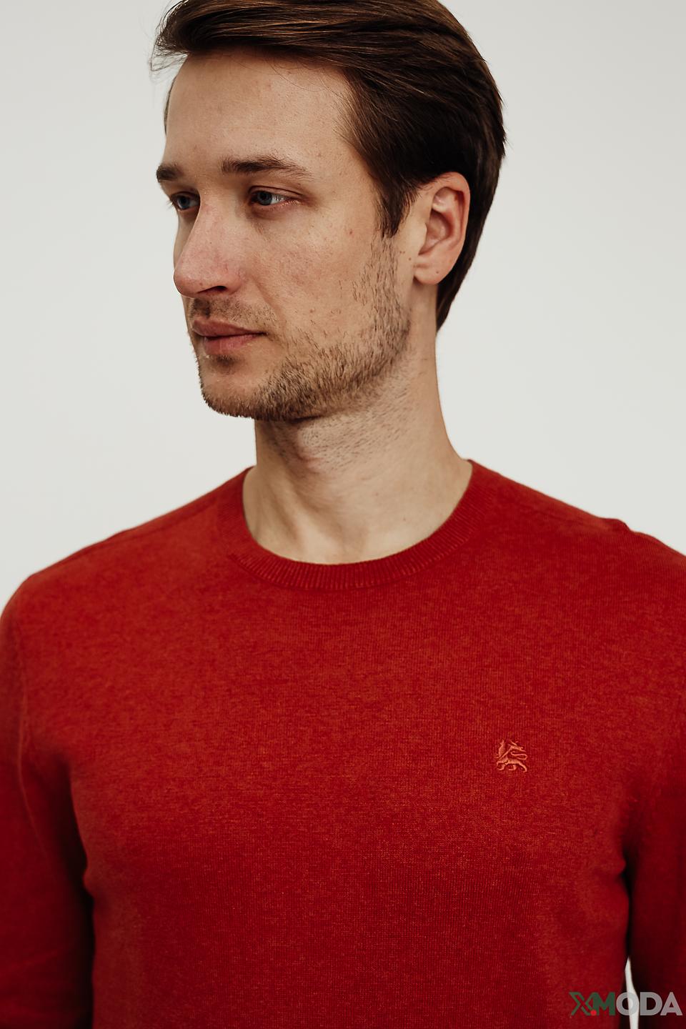 Джемпер Lerros рыжий с логотипом