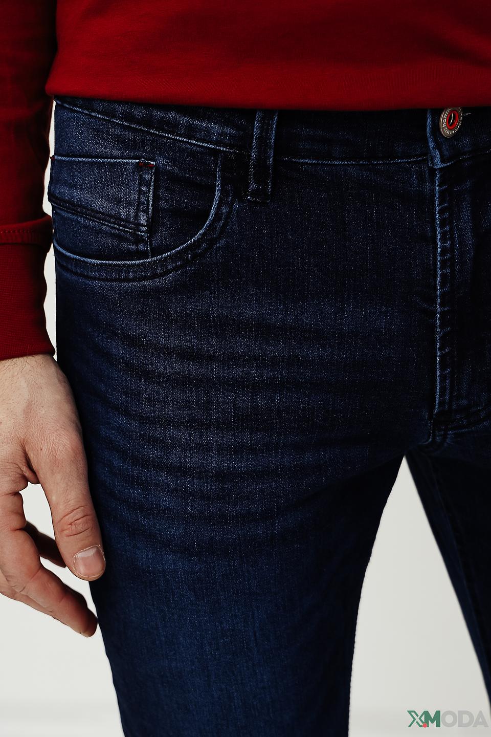 Джинсы Hattric Slim Fit синие