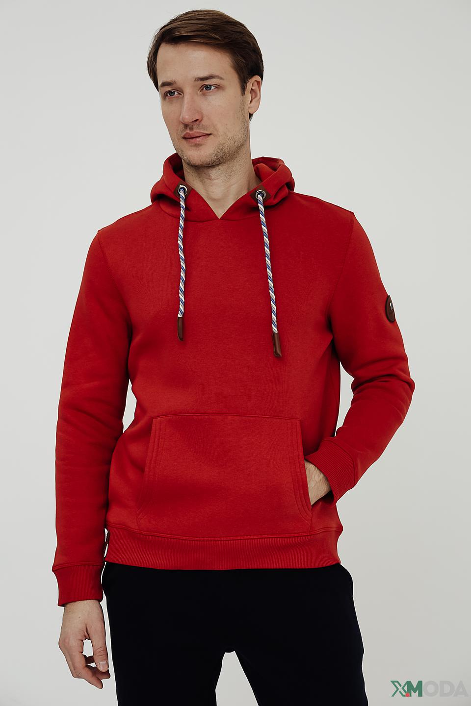 Толстовка Ragman красный с шнурком
