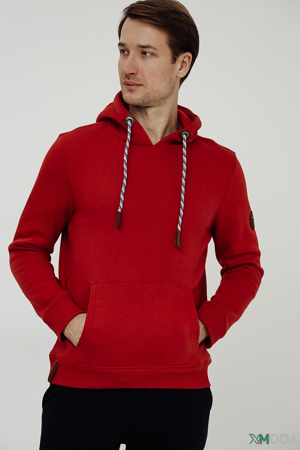 Толстовка Ragman красный с шнурком