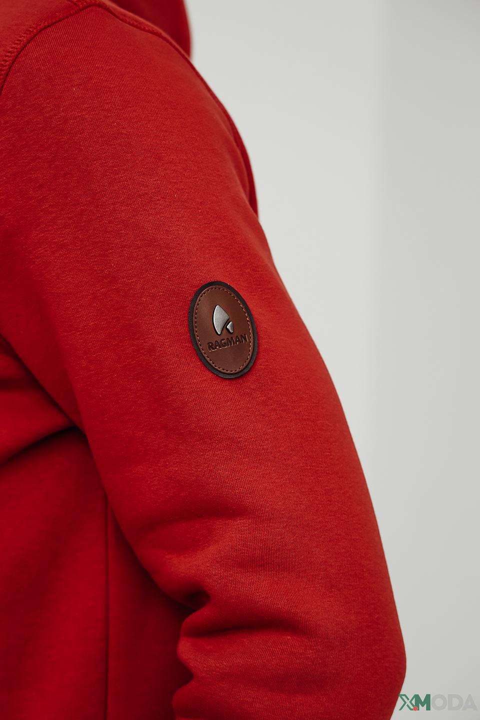 Толстовка Ragman красный с шнурком