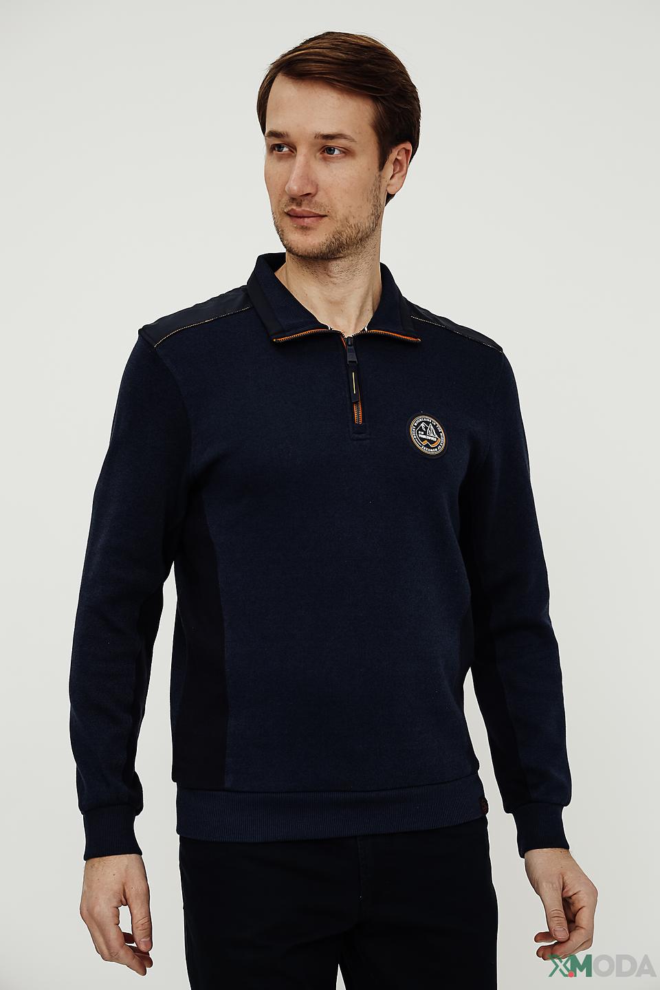 Джемпер Casa Moda с молнией темно-синий