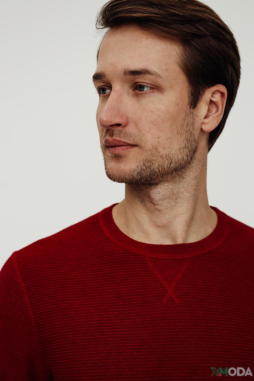 Пуловер Olymp мужской бордовый