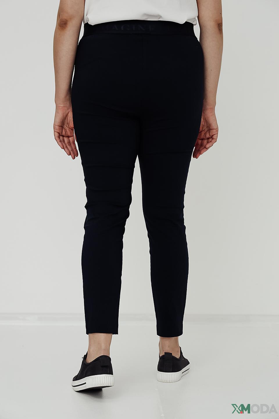 Брюки Via Appia черные с молниями