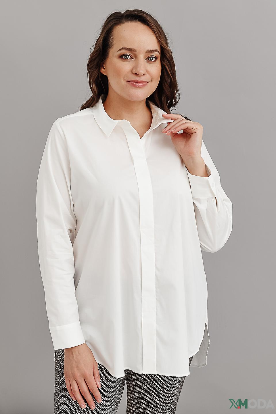 Рубашка Via Appia белая приталенная