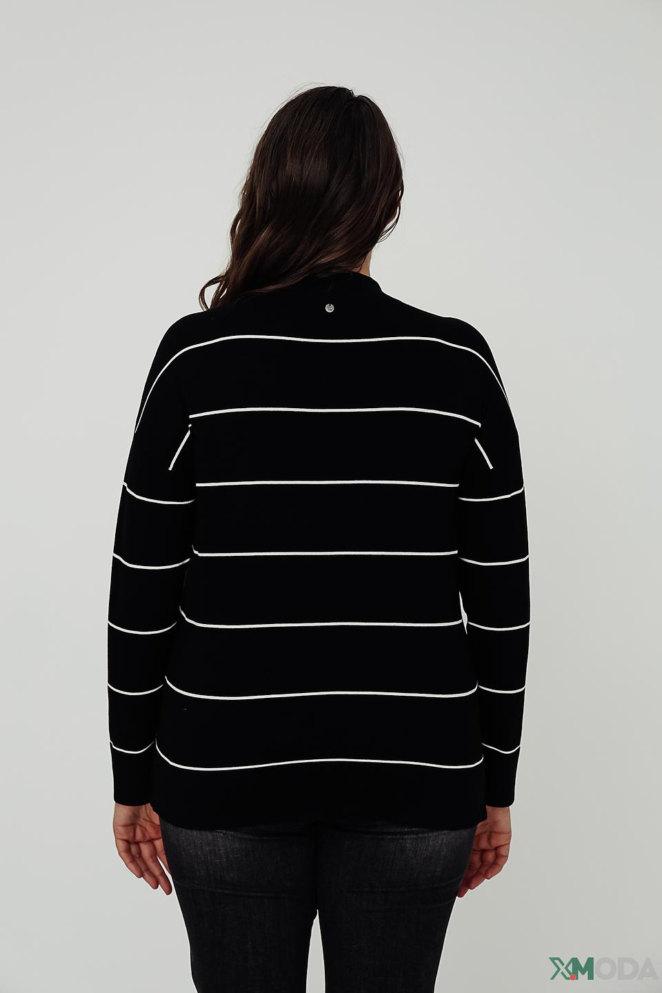 Пуловер Gerry Weber в полоску чёрный