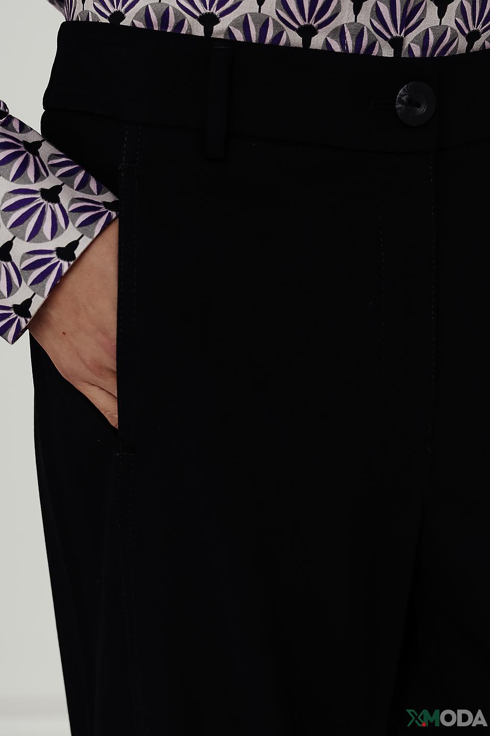 Брюки Taifun чёрные палаццо