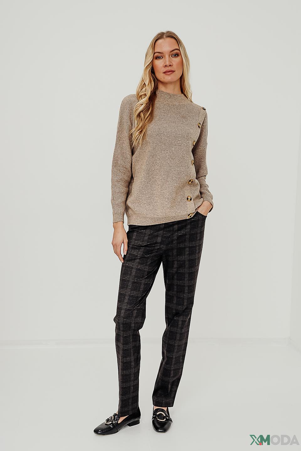 Пуловер Gerry Weber с пуговицами бежевый